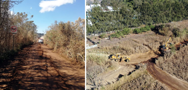 cementos progreso inicia la pavimentación del ingreso al hospital de Villa Nueva CEMPRO