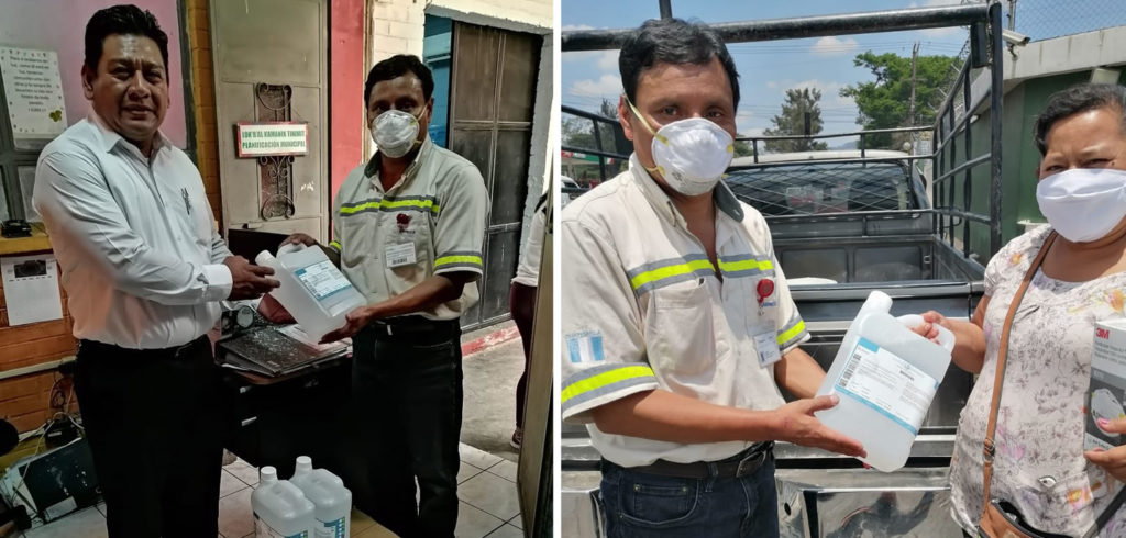 Agreca impulsa el lavado de manos en Escuintla CEMPRO Cementos Progreso Guatemala