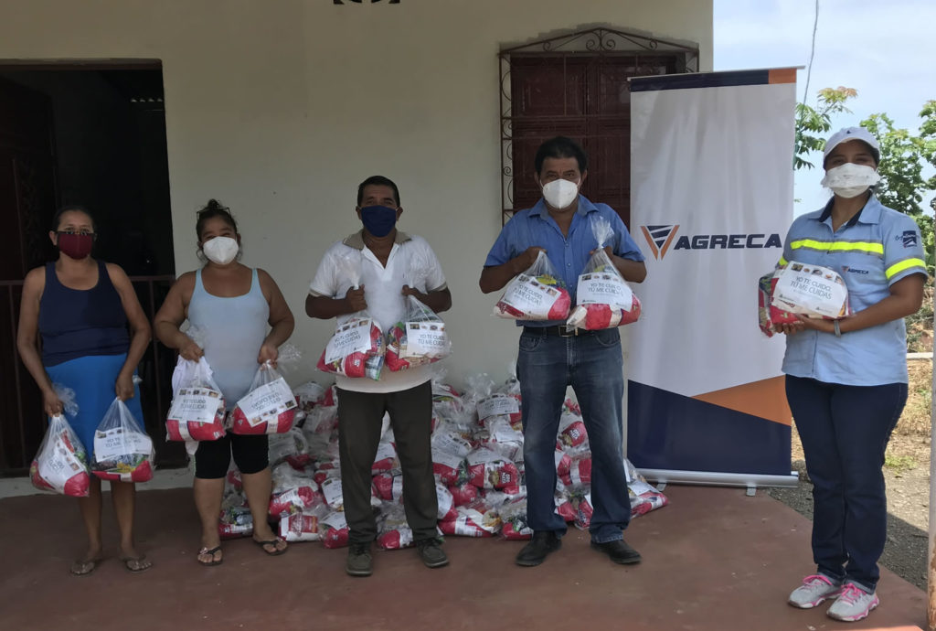 Familias de Coatepeque reciben víveres e insumos para hacerle frente al coronavirus cempro cementos progreso agreca guatemala