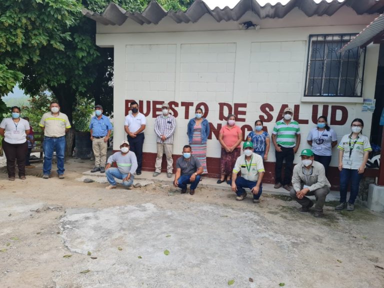 mejoramiento puesto de salud aldea el sinaca el progreso sanarate cementos guatemala