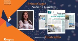 Ganadores del Premio Regional de Periodismo en Sostenibilidad Progreso Latam 2021 primer lugar guatemala prensa libre