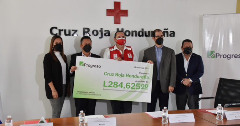 Progreso vive el valor de la solidaridad en Honduras Cruz Roja
