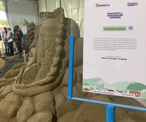 festival cultural paseo de la sexta 2022 agreca guatemala cempro cementos progreso esculturas de arena 2